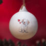 Clumber Spaniel Ceramic Round Bauble, thumbnail 1 of 5