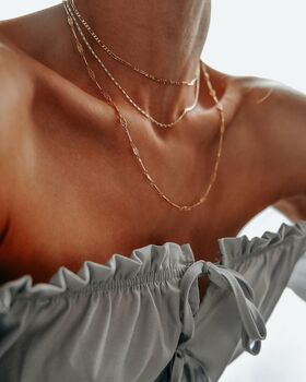 Mara Delicate Chain Necklace, 7 of 7
