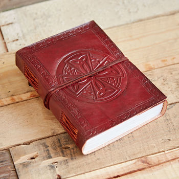 Celtic Cross Leather Journal, 3 of 9