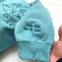 Personalised Embroidered Kids Drawing Hoodie, thumbnail 9 of 12