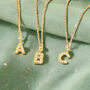 Dainty Pearl Initial Necklace, thumbnail 5 of 10