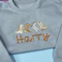 Cowboy Boots Name Personalised Embroidered Sweatshirt, thumbnail 1 of 4
