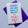 Personalised Days Birthday Card, thumbnail 5 of 7