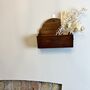 Vintage Wooden Folk Art Wall Pocket / Letter Holder, thumbnail 8 of 10