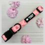 Pink Floral Dog Collar, thumbnail 1 of 4