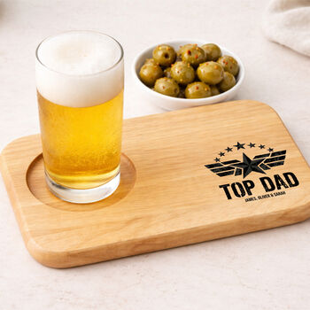 Top Dad Wooden Tea And Biscuit Tray, 3 of 5