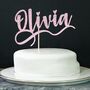 Personalised Birthday Cake Topper With Any Name And Age, thumbnail 5 of 6