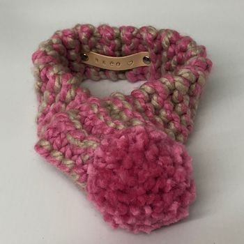Hand Knitted Dog Scarf, 9 of 10