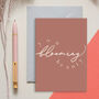 'You Blooming Beauty' Greeting Card, thumbnail 2 of 2