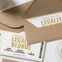 Personalised Theatre Ticket Gift Voucher For Him Or Her, thumbnail 3 of 4