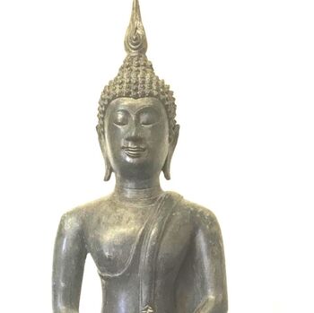 Ornamental Standing Buddha In Brass/Copper Design Six, 2 of 2
