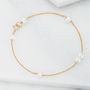 Rose, Silver Or Gold Six Pearl Choker Necklace, thumbnail 9 of 12