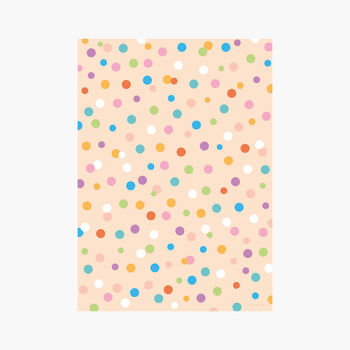 Coloured Polka Dot Gift Wrapping Paper, 2 of 4