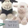 Happy Easter Day Sheep Lamb Soft Toy Set With Gift Bag, thumbnail 2 of 7