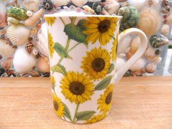 Set Of Six Straight Mugs In Assorted Floral Designs, 9 of 10