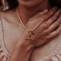 Olivia Rope Chain Necklace Gold Plated, thumbnail 2 of 11