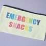 Emergency Snacks Rainbow Zip Pouch, thumbnail 2 of 2