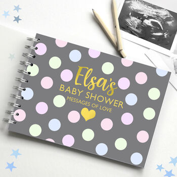 Baby Shower Guest Book And Photo Album, 5 of 9