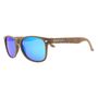 Aqua Reflection Coffee Polarised Sunglasses By Runesilk, thumbnail 4 of 5