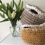 Crochet Storage Basket Kit, thumbnail 6 of 12