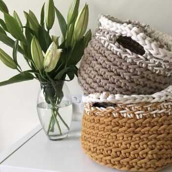 Crochet Storage Basket Kit, 6 of 12
