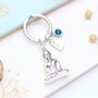 Personalisable Buddha Keyring Spiritual Gift, Good Luck Token, Yoga Accessory, thumbnail 1 of 9