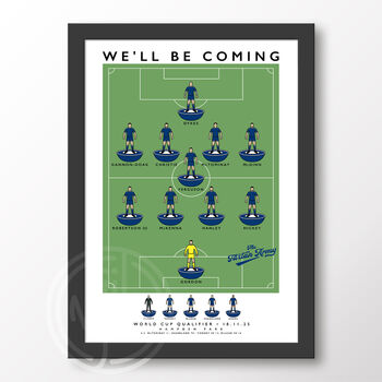 Scotland We'll Be Coming Four Two Poster, 6 of 6