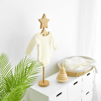 Wooden Baby Clothing Stand, 2 of 8