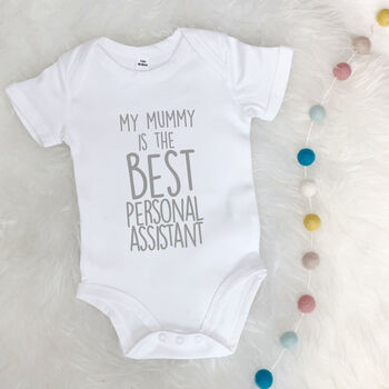 'My Mummy Is The Best…' Personalised Babygrow, 3 of 9