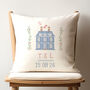 Cross Stitch Home Cushion For Couple : House Warming Gift, thumbnail 1 of 2