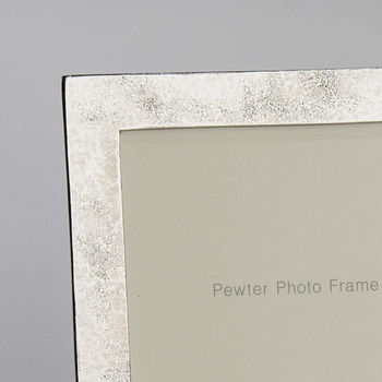 Sandstone Cast Pewter Photo Frame, 2 of 8