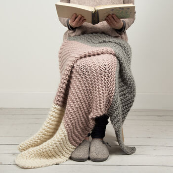 Hannahs Blanket Knitting Kit, 3 of 7