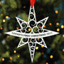 Personalised Hanging Star Decoration, thumbnail 1 of 3