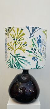 Mulberry 29cm Recycled Handmade Glass Table Lamp, 6 of 7