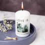 Personalised Love Photo Message Candle, thumbnail 1 of 4