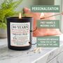 Personalised 40th Ruby Anniversary Meaning Candle, thumbnail 4 of 12
