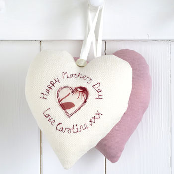 Personalised Hanging Heart Engagement Gift, 7 of 12