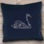 Swan Cushion Beginners Embroidery Kit, thumbnail 1 of 4