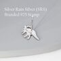 Sterling Silver Mismatched Parasaurolophus And Triceratops Dinosaur Stud Earrings, thumbnail 2 of 11