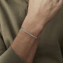 Men's Engraved Stacking Bracelet, thumbnail 5 of 7