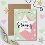 Rockstar Nanny Birthday Card, thumbnail 1 of 2