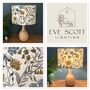 Whinfell Mineral And Bronze Floral Drum Lampshades, thumbnail 9 of 9