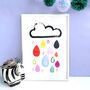 Rainbow Rain Print, thumbnail 4 of 6
