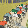 Following The Wheel Cycling Poster Print, thumbnail 3 of 4