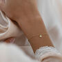 Fine Solid Gold Sapphire Circle Bracelet, thumbnail 1 of 7