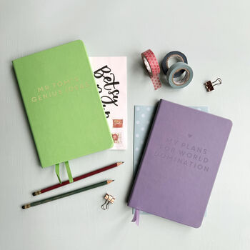 Your Own Words Block Text Personalised Notebook, 4 of 12