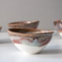 Set Of Four Porcelain Angled Mini Bowl, thumbnail 9 of 11