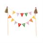 Colourful Happy Birthday Bunting Cake Topper, thumbnail 2 of 3