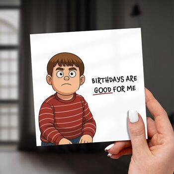 Funny Meme Birthday Card, Bacon Kid Parody, 7 of 7