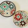 Floral Mosaic Placemat Plantstand Or Dish, thumbnail 4 of 12